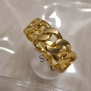 Fashion gold ring 6cm